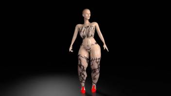 Big Butt Booty 3D Models